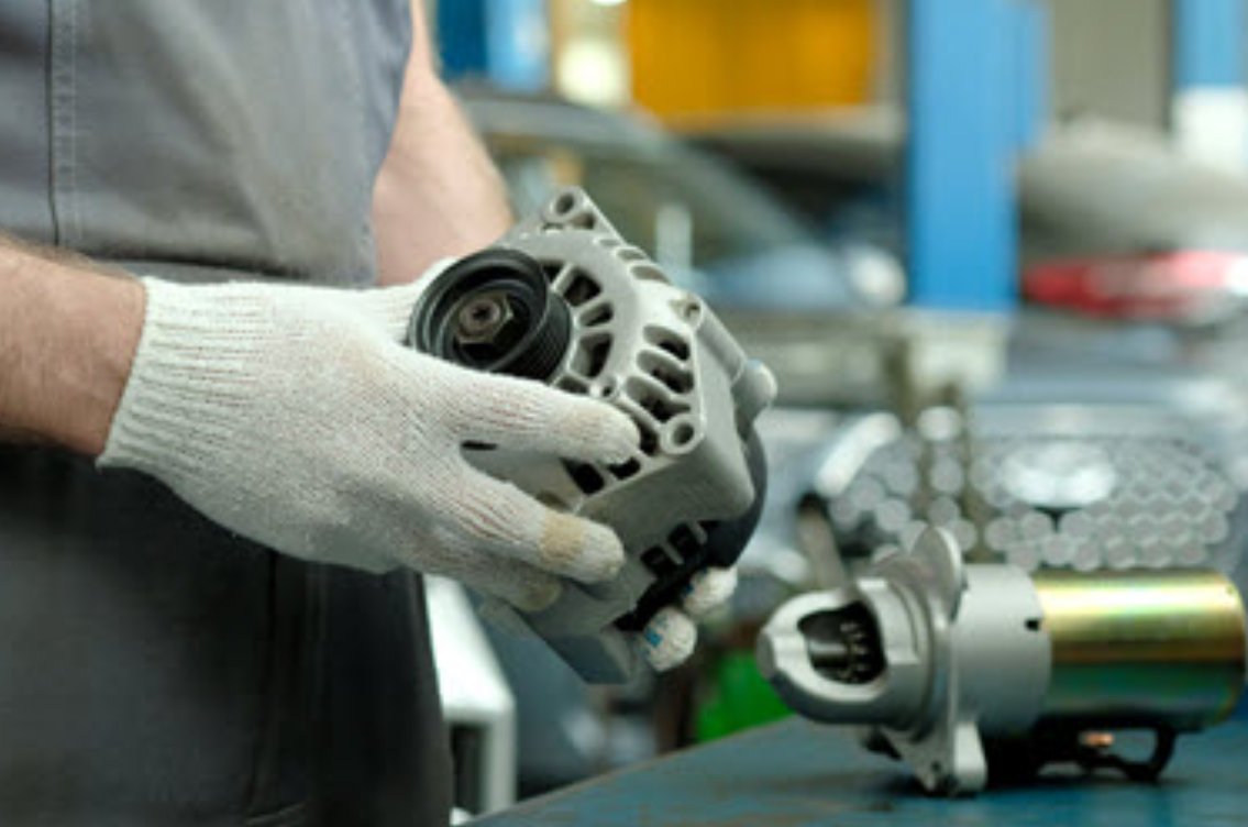 Alternator and starter